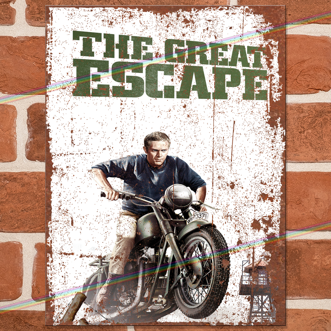 THE GREAT ESCAPE MOVIE METAL SIGNS