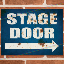 Load image into Gallery viewer, STAGE DOOR METAL SIGNS
