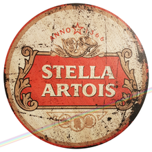 Load image into Gallery viewer, STELLA ARTOIS CIRCLE WOOD SIGNS
