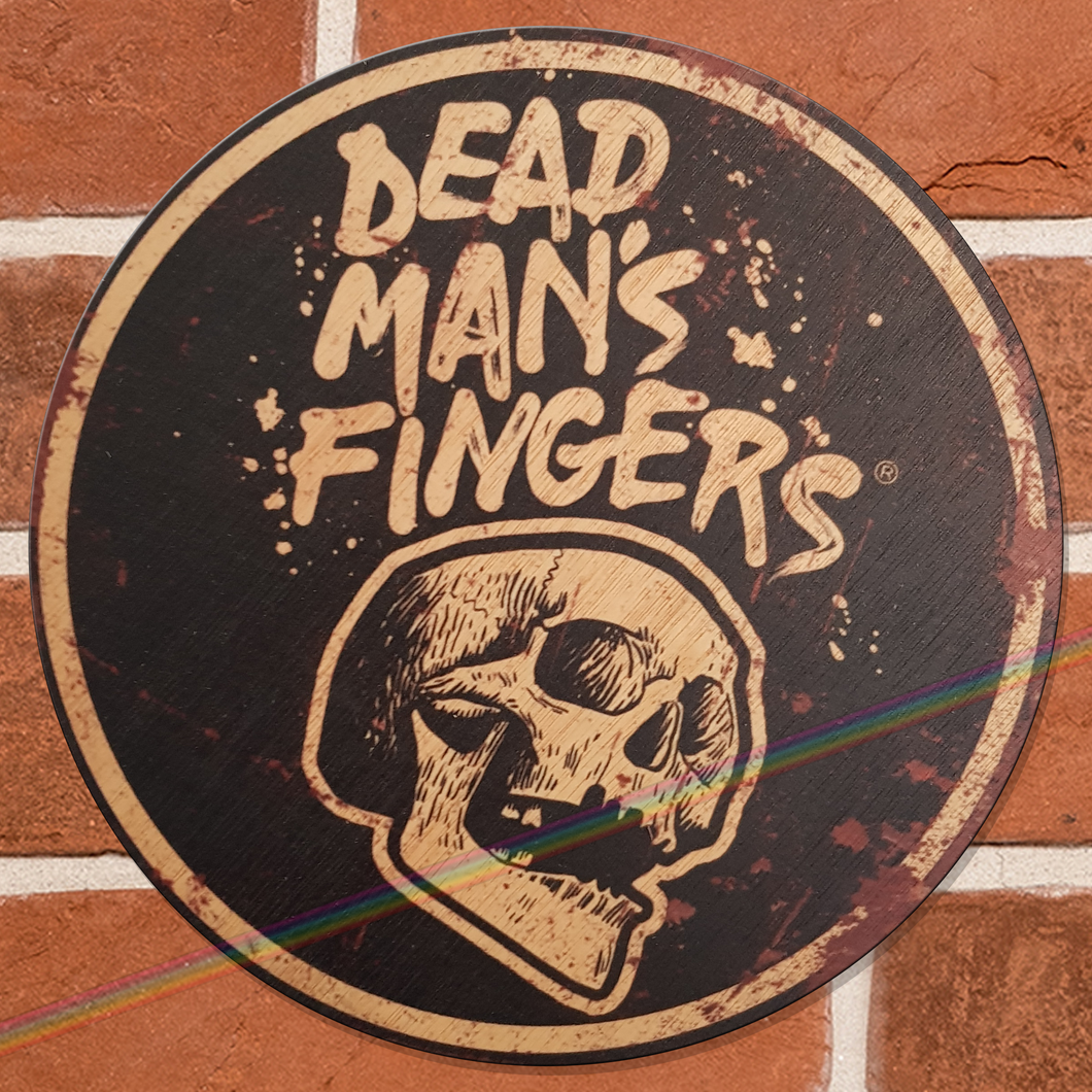 DEAD MANS FINGERS CIRCLE WOOD SIGNS