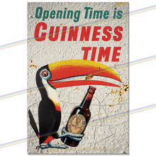 Load image into Gallery viewer, GUINNESS (OPENING TIME) 30cm x 20cm METAL SIGNS
