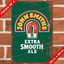 Load image into Gallery viewer, JOHN SMITHS (LOGO) 30cm x 20cm METAL SIGNS

