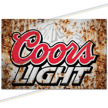Load image into Gallery viewer, COORS LIGHT (LOGO) 30cm x 20cm METAL SIGNS
