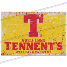 Load image into Gallery viewer, TENNENT&#39;S (LOGO) 30cm x 20cm METAL SIGNS
