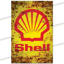 Load image into Gallery viewer, SHELL (LOGO) 30cm x 20cm METAL SIGNS
