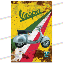 Load image into Gallery viewer, VESPA PIAGGIO 30cm x 20cm METAL SIGNS
