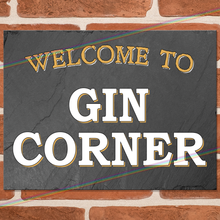 Load image into Gallery viewer, GIN CORNER METAL SIGNS
