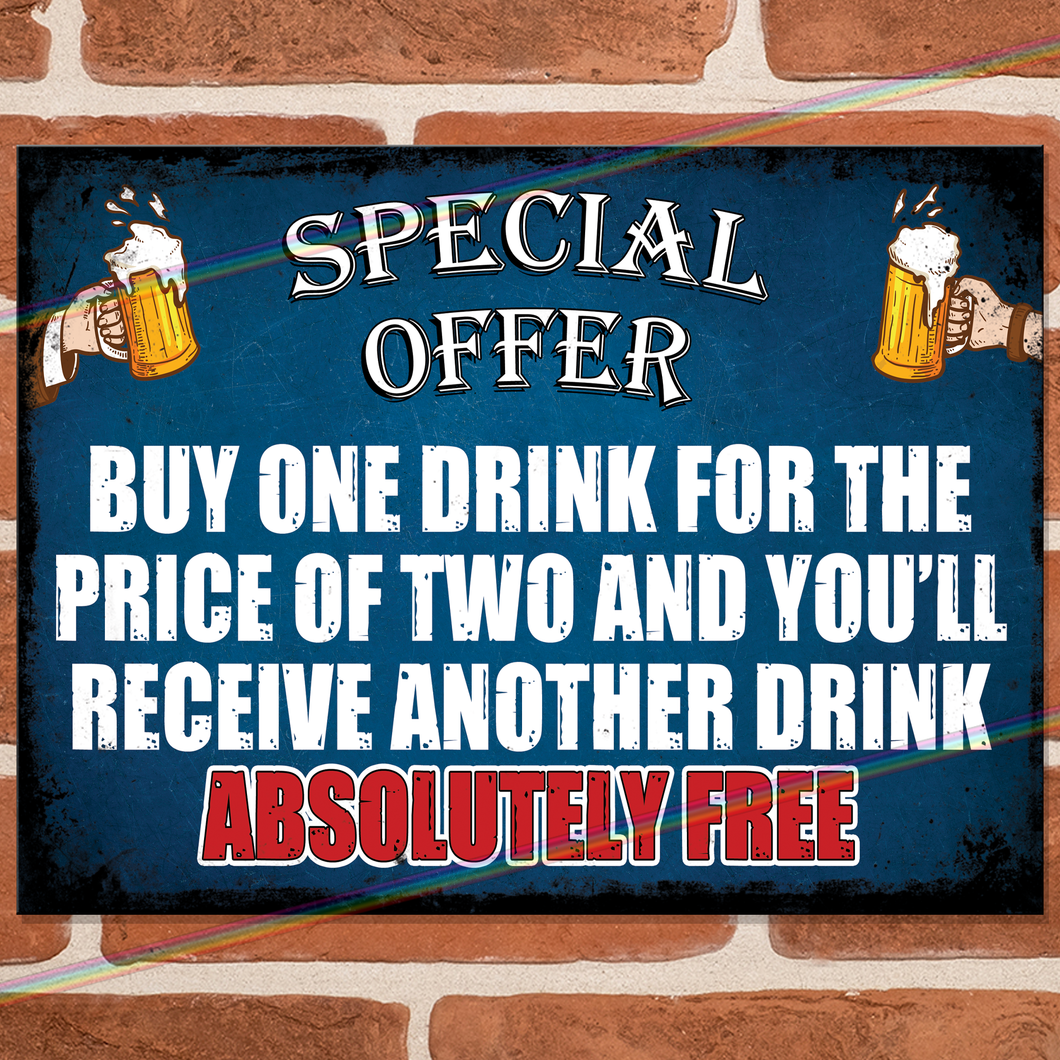 SPECIAL OFFER METAL SIGNS