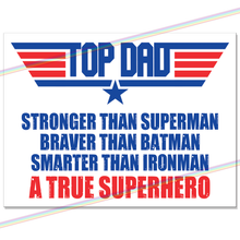 Load image into Gallery viewer, TOP DAD METAL SIGNS
