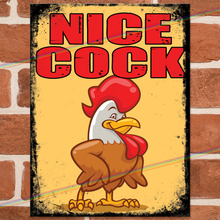 Load image into Gallery viewer, NICE COCK METAL SIGNS
