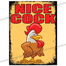 Load image into Gallery viewer, NICE COCK METAL SIGNS
