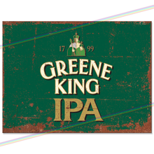 Load image into Gallery viewer, GREENE KING IPA METAL SIGNS
