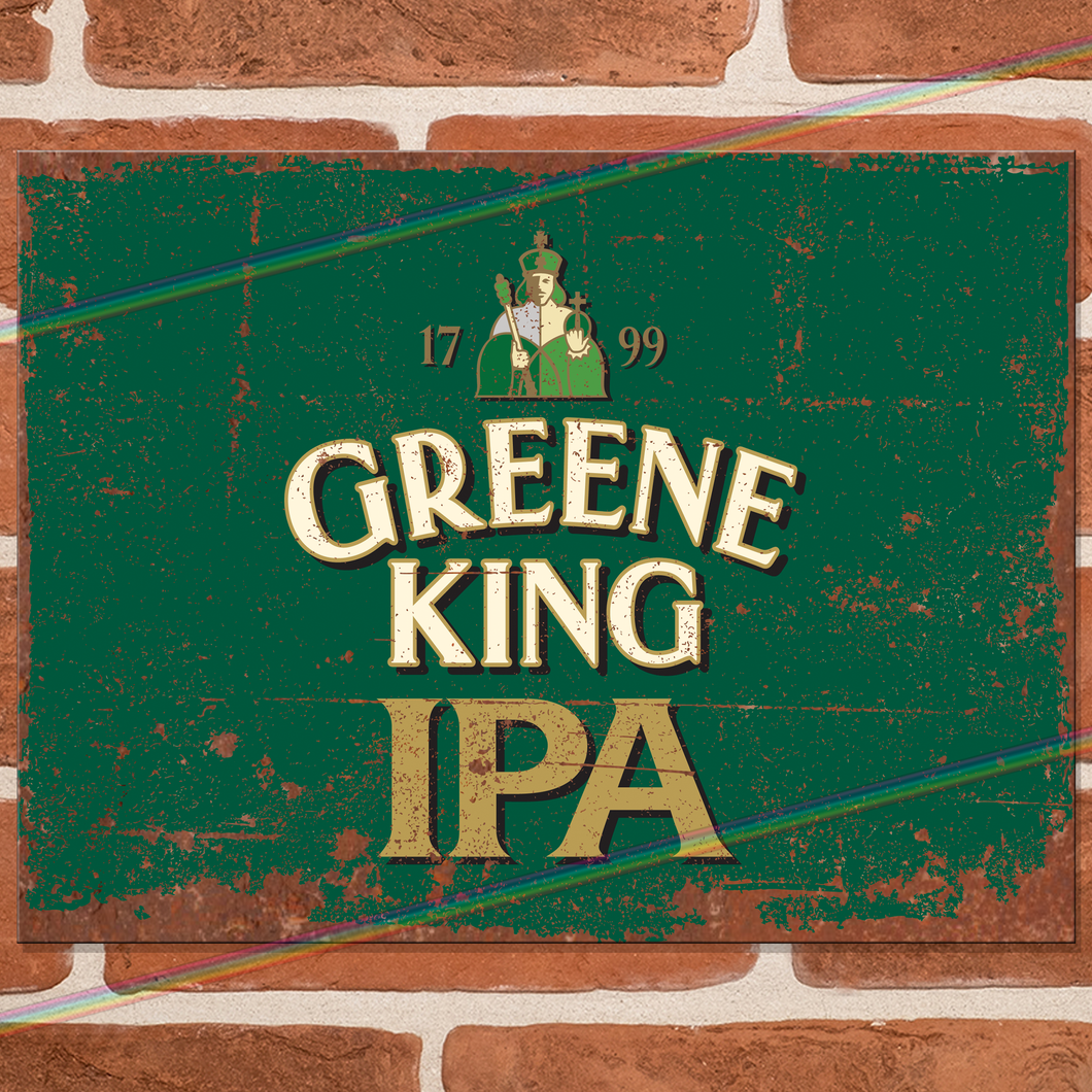 GREENE KING IPA METAL SIGNS
