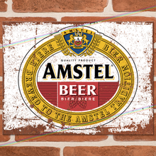 Load image into Gallery viewer, AMSTEL METAL SIGNS
