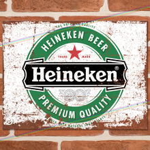 Load image into Gallery viewer, HEINEKEN METAL SIGNS
