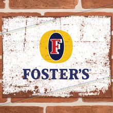 Load image into Gallery viewer, FOSTERS METAL SIGNS
