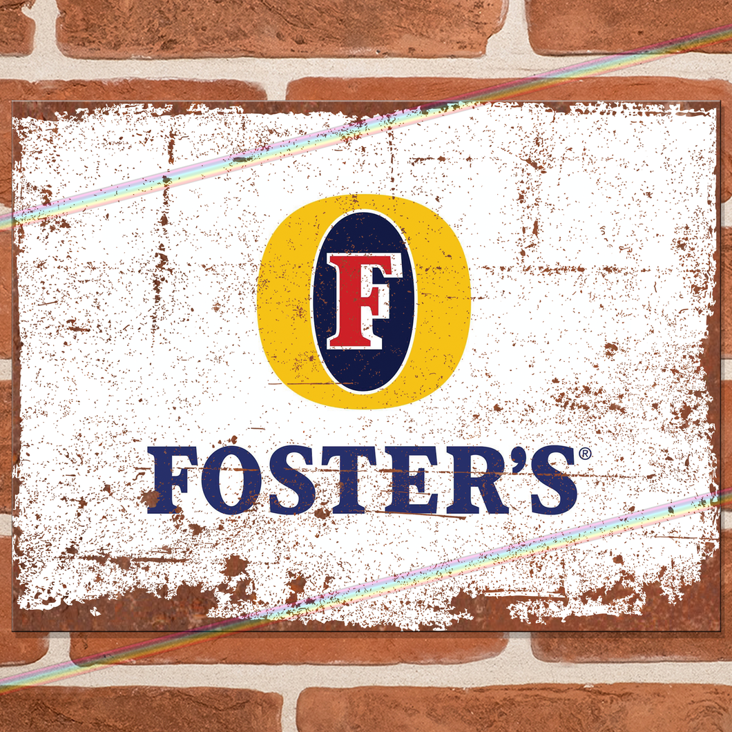 FOSTERS METAL SIGNS