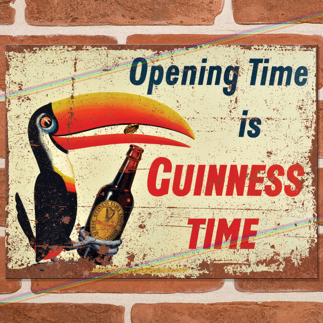 GUINNESS TIME METAL SIGNS
