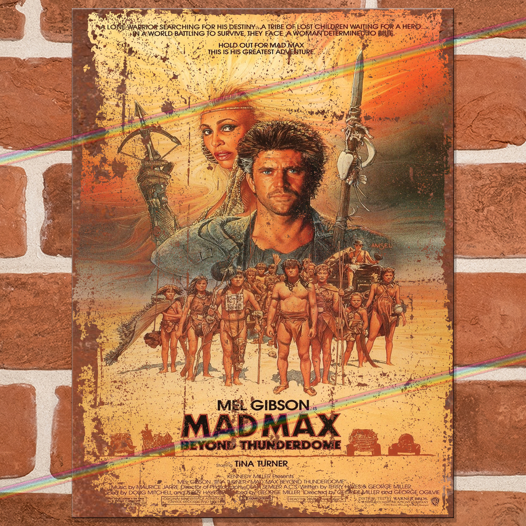 MAD MAX 3 MOVIE METAL SIGNS