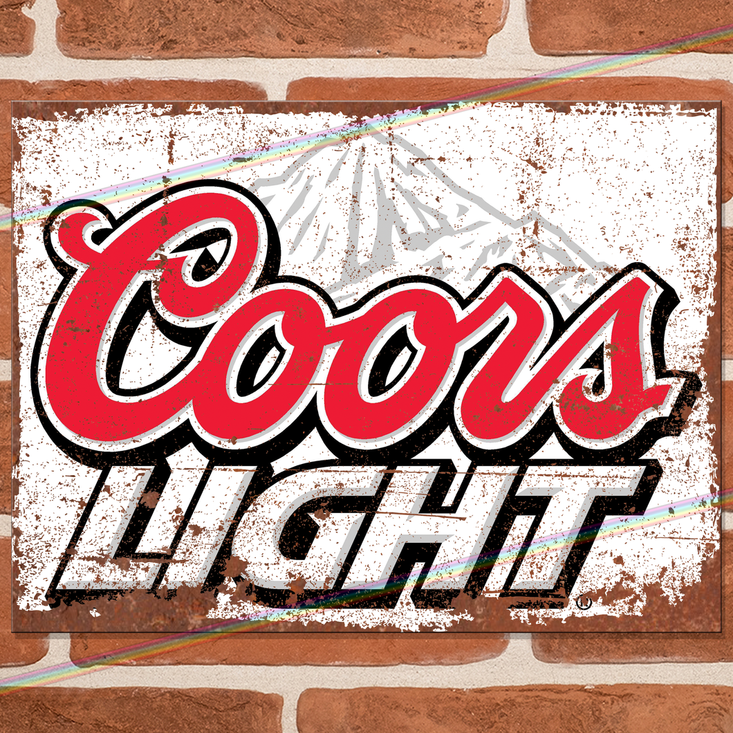 COORS LIGHT METAL SIGNS