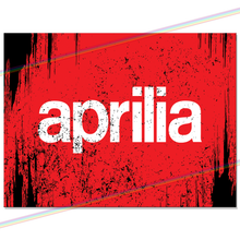 Load image into Gallery viewer, APRILIA MOTORCYCLES (LOGO) METAL SIGNS
