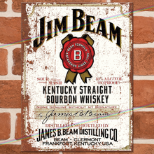 Load image into Gallery viewer, JIM BEAM METAL SIGNS
