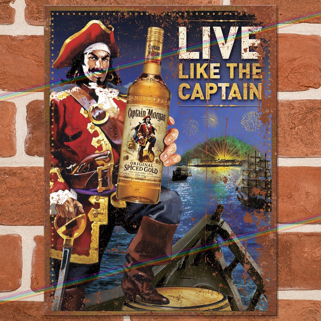 CAPTAIN MORGAN METAL SIGNS