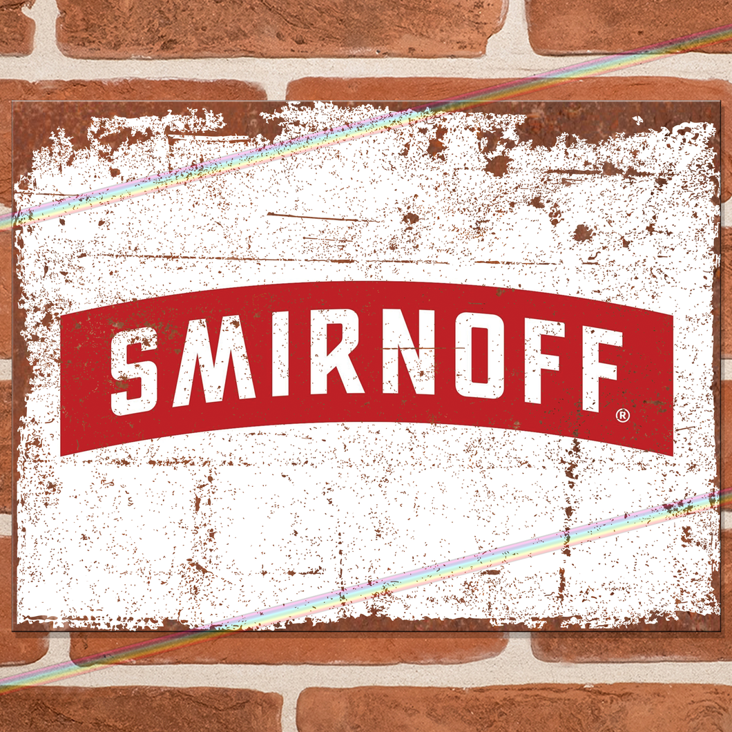 SMIRNOFF METAL SIGNS