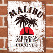 Load image into Gallery viewer, MALIBU RUM METAL SIGNS
