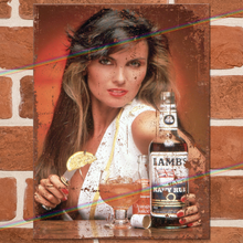 Load image into Gallery viewer, LAMBS NAVY RUM METAL SIGNS
