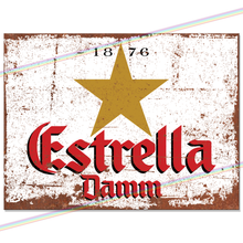 Load image into Gallery viewer, ESTRELLA DAMM METAL SIGNS
