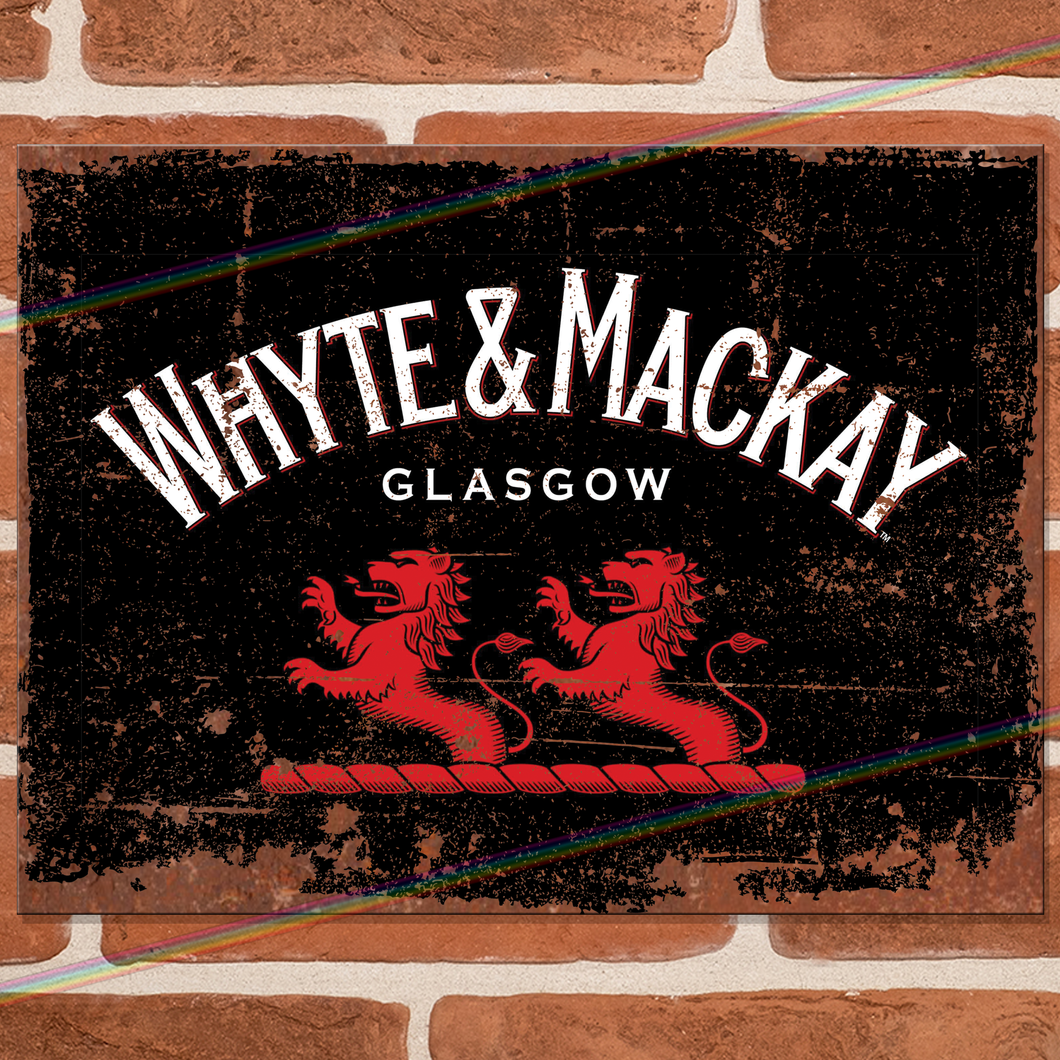 WHYTE & MACKAY METAL SIGNS