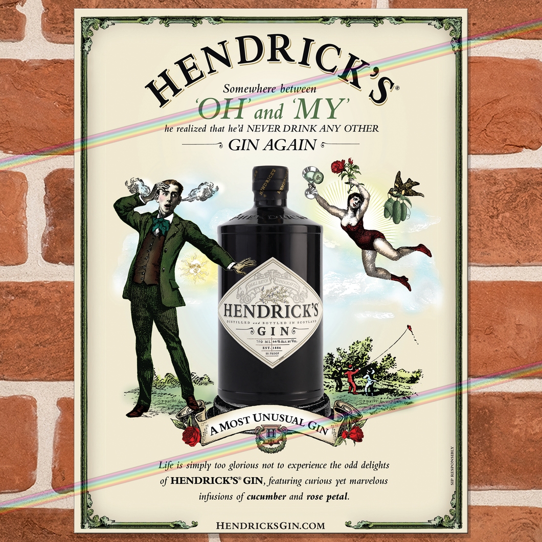 HENDRICKS (OH MY) METAL SIGNS