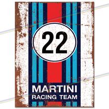 Load image into Gallery viewer, MARTINI RACING TEAM METAL SIGNS
