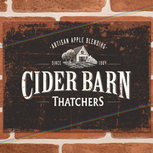 Load image into Gallery viewer, THATCHERS CIDER BARN METAL SIGNS
