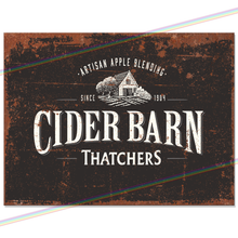 Load image into Gallery viewer, THATCHERS CIDER BARN METAL SIGNS
