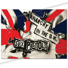 Load image into Gallery viewer, SEX PISTOLS ANARCHY IN THE UK METAL SIGNS
