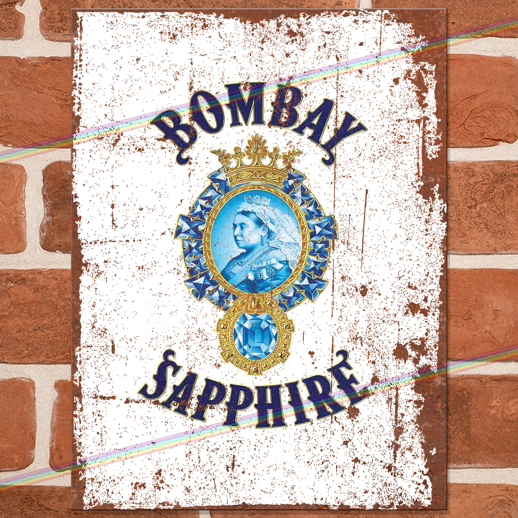 BOMBAY SAPPHIRE METAL SIGNS
