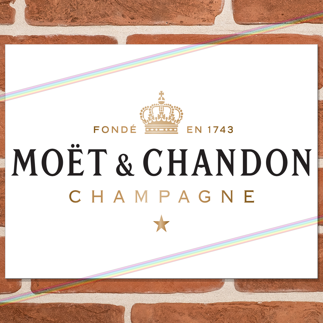 MOET METAL SIGNS