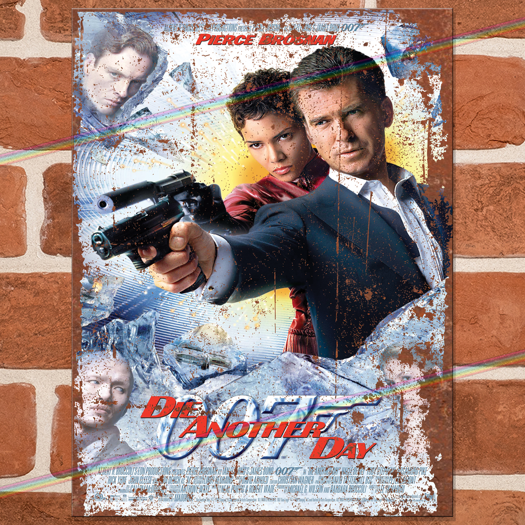 JAMES BOND 007 DIE ANOTHER DAY MOVIE METAL SIGNS