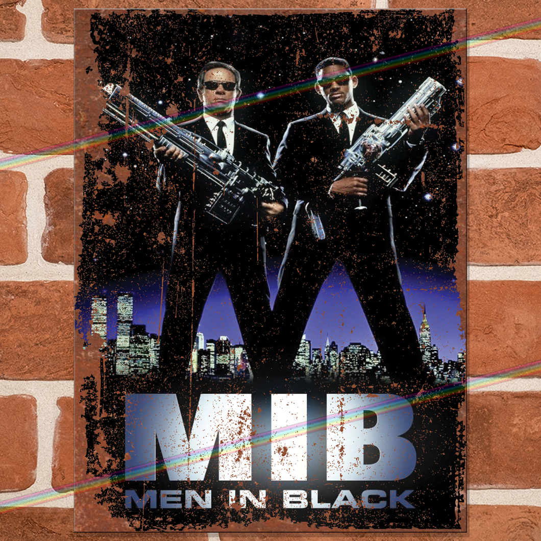 MEN IN BLACK MIB MOVIE METAL SIGNS
