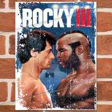 Load image into Gallery viewer, ROCKY 3 MOVIE METAL SIGNS
