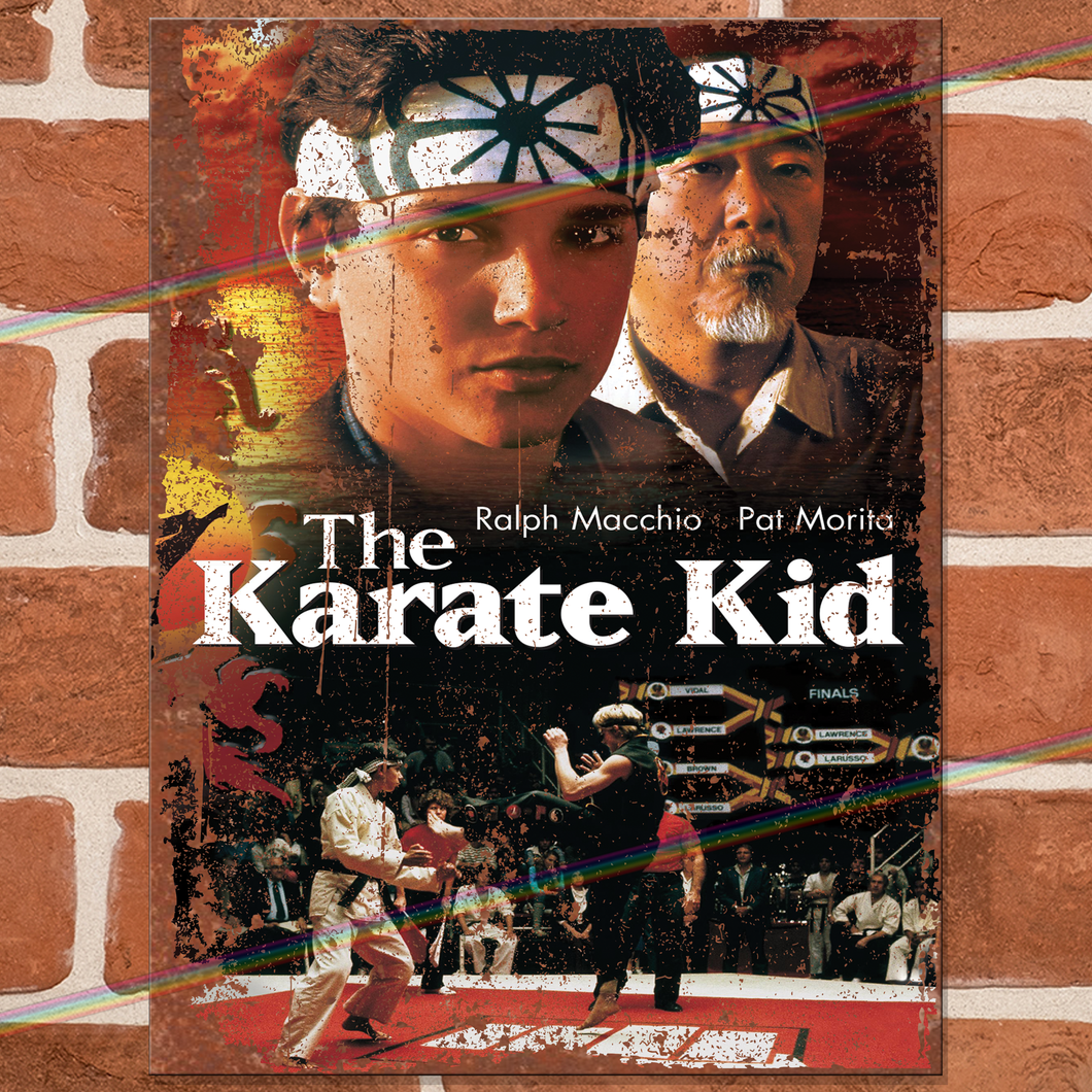 THE KARATE KID MOVIE METAL SIGNS