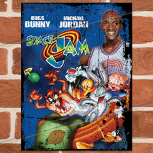Load image into Gallery viewer, SPACE JAM MOVIE METAL SIGNS
