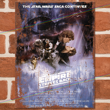 Load image into Gallery viewer, STAR WARS THE EMPIRE STRIKES BACK (1980) MOVIE METAL SIGNS
