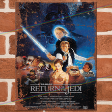 Load image into Gallery viewer, STAR WARS RETURN OF THE JEDI (1983) MOVIE METAL SIGNS
