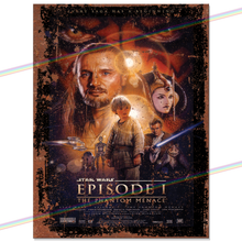 Load image into Gallery viewer, STAR WARS EPISODE 1 THE PHANTOM MENACE (1999) MOVIE METAL SIGNS
