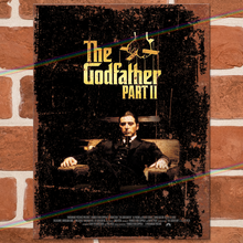Load image into Gallery viewer, THE GODFATHER PART 2 MOVIE METAL SIGNS
