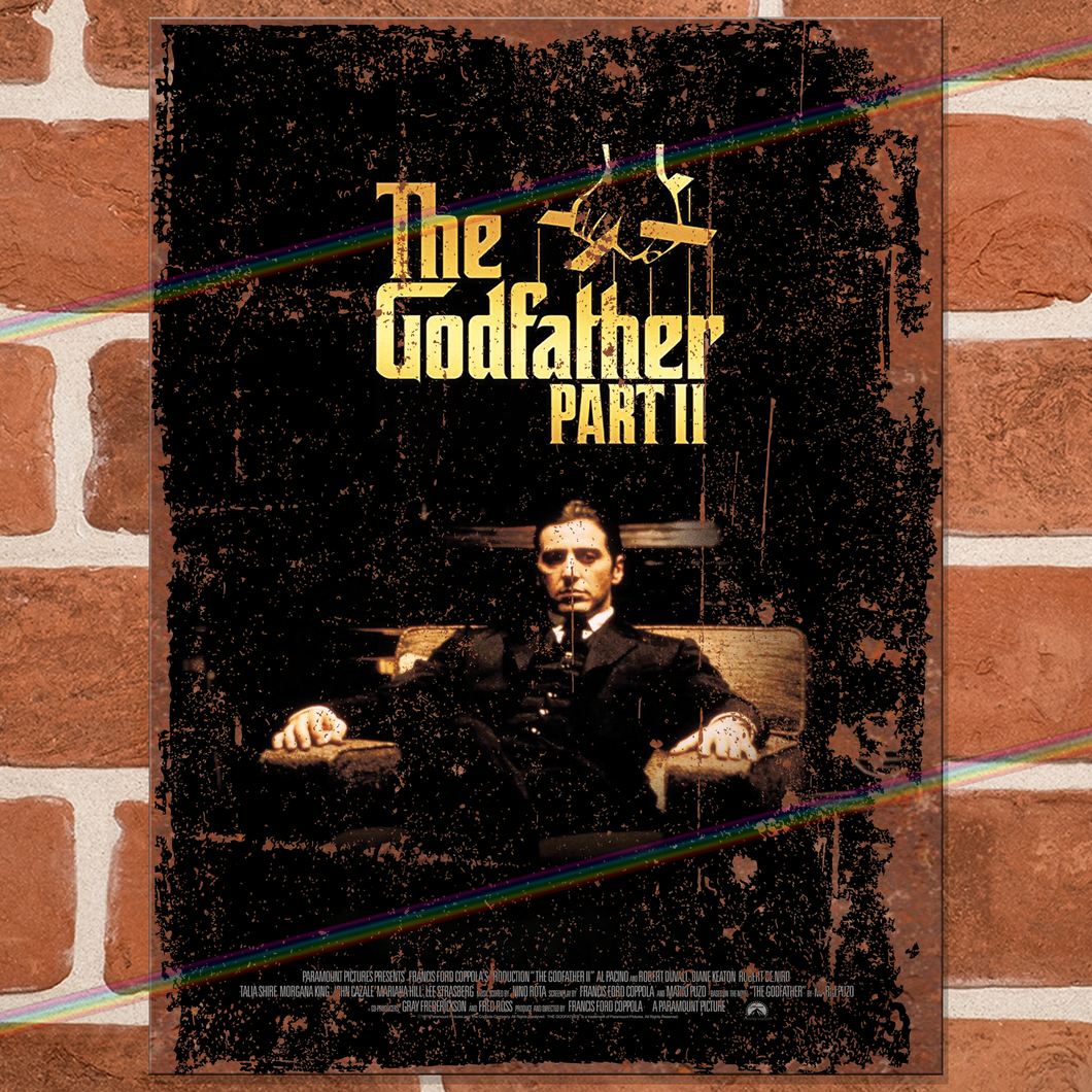 THE GODFATHER PART 2 MOVIE METAL SIGNS