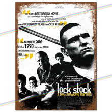 Load image into Gallery viewer, LOCK STOCK AND TWO SMOKING BARRELS MOVIE METAL SIGNS
